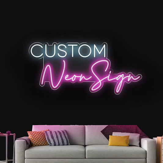 Custom Neon LED Sign Board – Design Your Glow, Light Up Your Brand